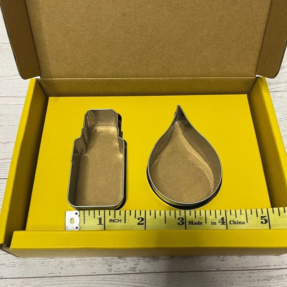 DoTERRA Cookie Cutters Set Essential Oil Bottle Drop Stainless Steel Baking